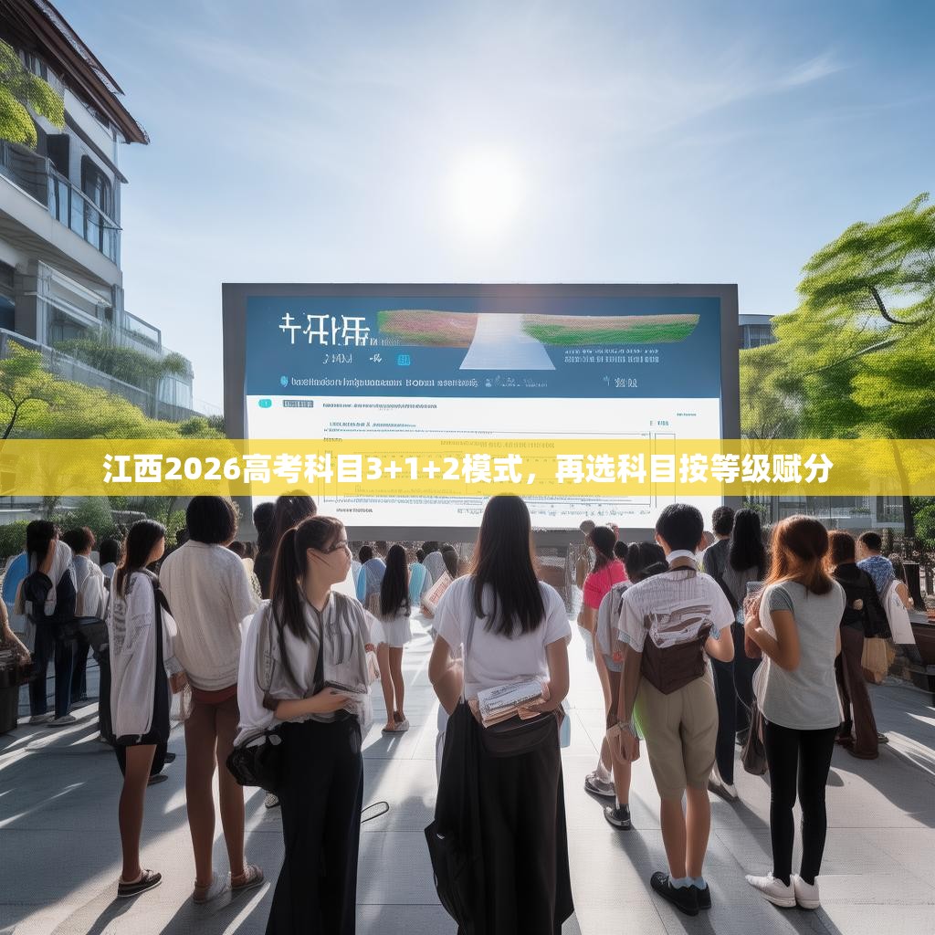 江西2026高考科目3+1+2模式,再选科目按等级赋分 江西2026高考科目3+1+2模式,再选科目按等级赋分